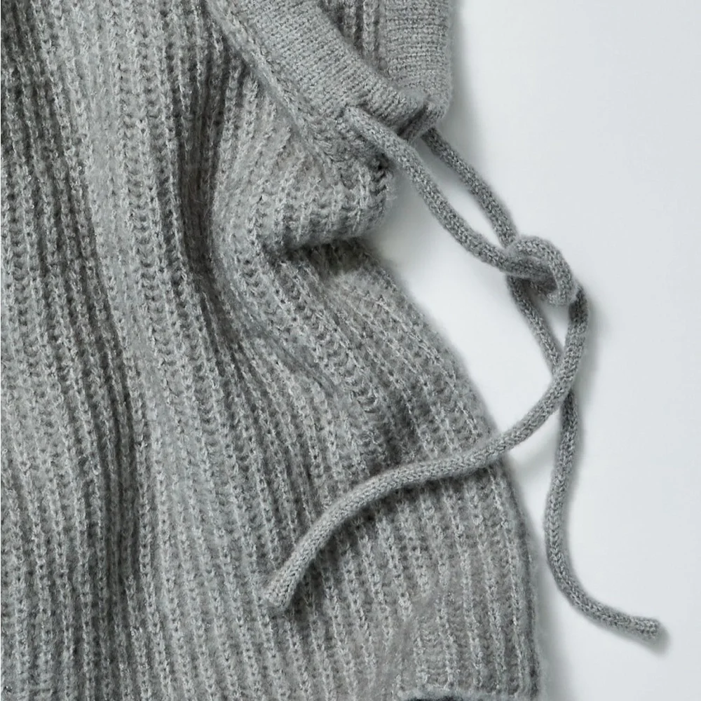 Free People Ribbed a balaclava  Green New Condition - Picture 5 of 8